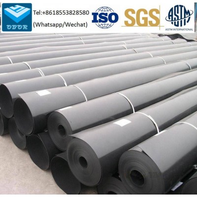 Smooth Surface Black HDPE Plastic Membrane Roll with CE Certification